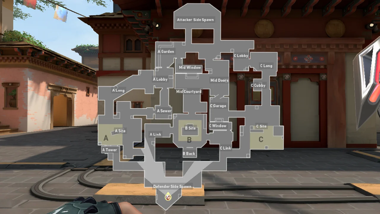 Valorant Haven Callouts Map Guide