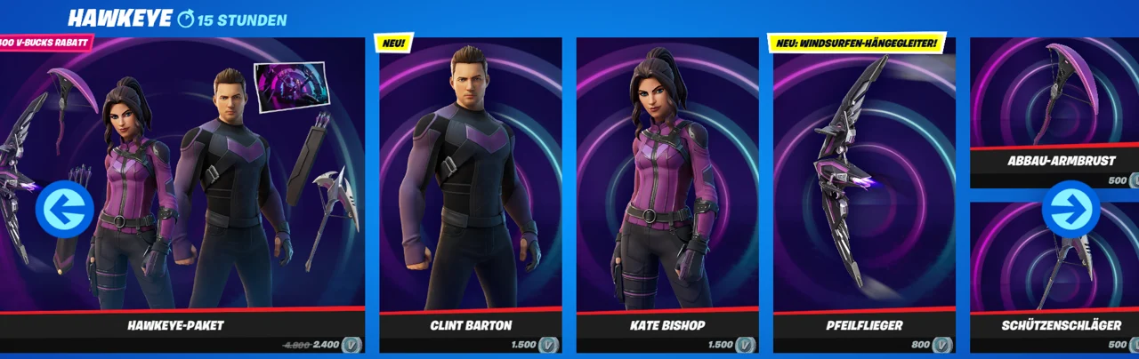 Hawkeye Cosmetics Fortnite