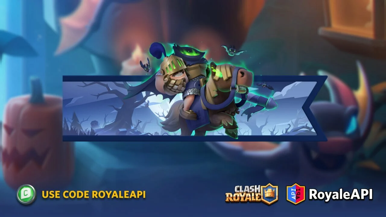 Clash Royale Season 40 October 2022 Headless Ponyman with Frightening Forest Battle Banner Supercell