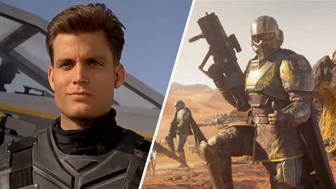 Helldivers 2 Starship Troopers Actor Casper Van Dien Colalboration Movie