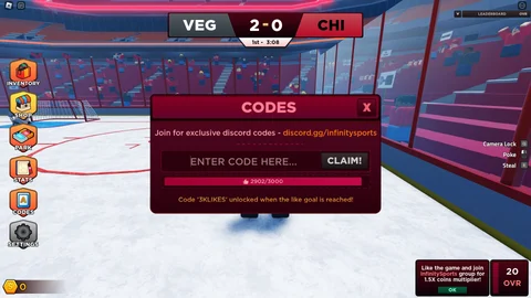Hockey Legends how to redeem codes