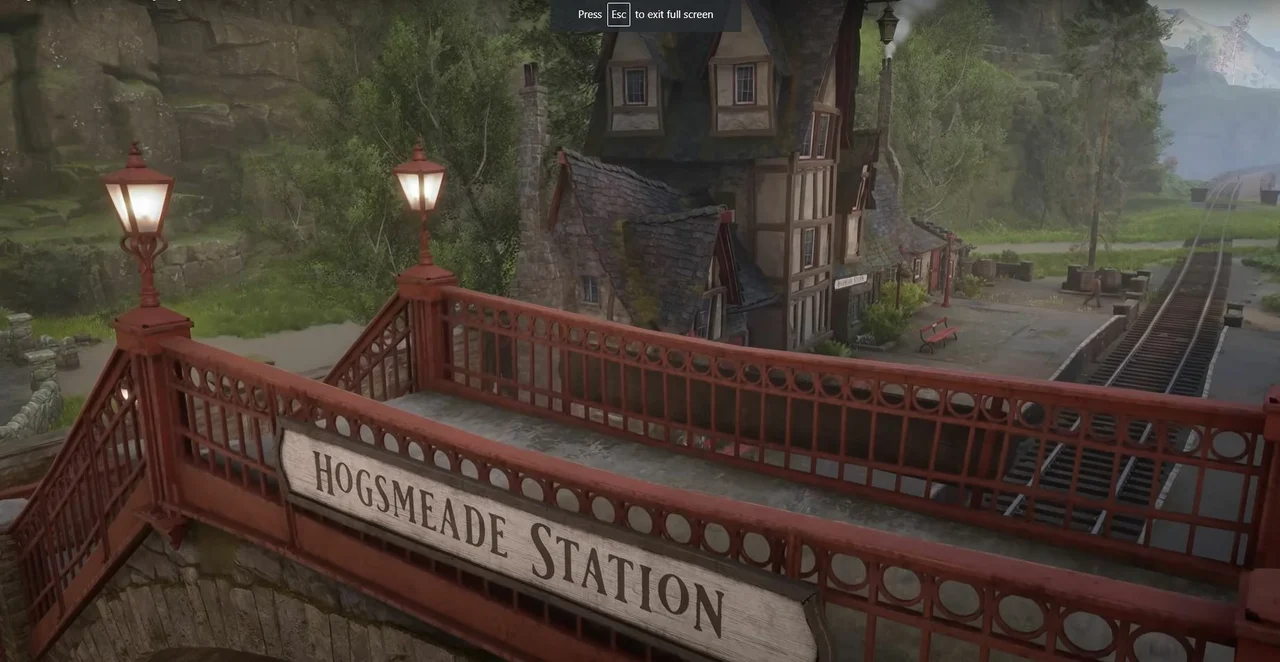 Hogsmeade estacion Hogwarts Legacys