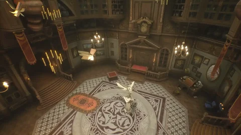 Hogwarts Legacy Room of Requirement from above