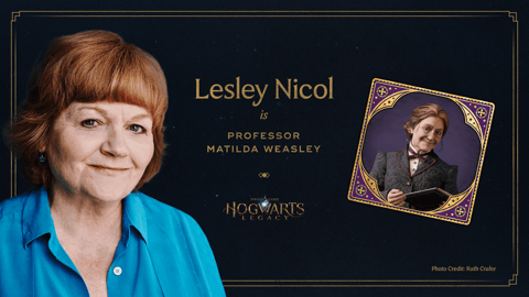 Hogwarts Legacy Voice Actors Lesley Nicol