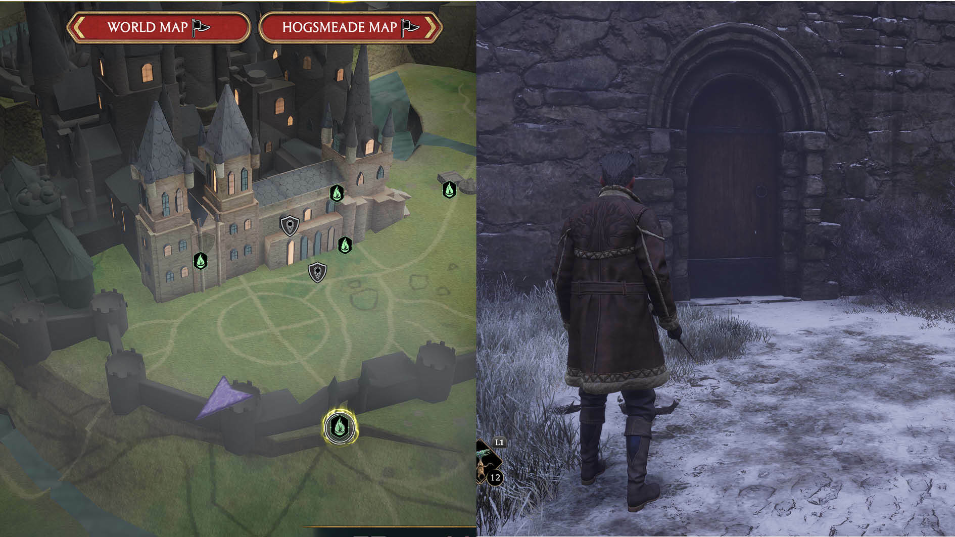 Hogwarts legacy Demiguise north exit