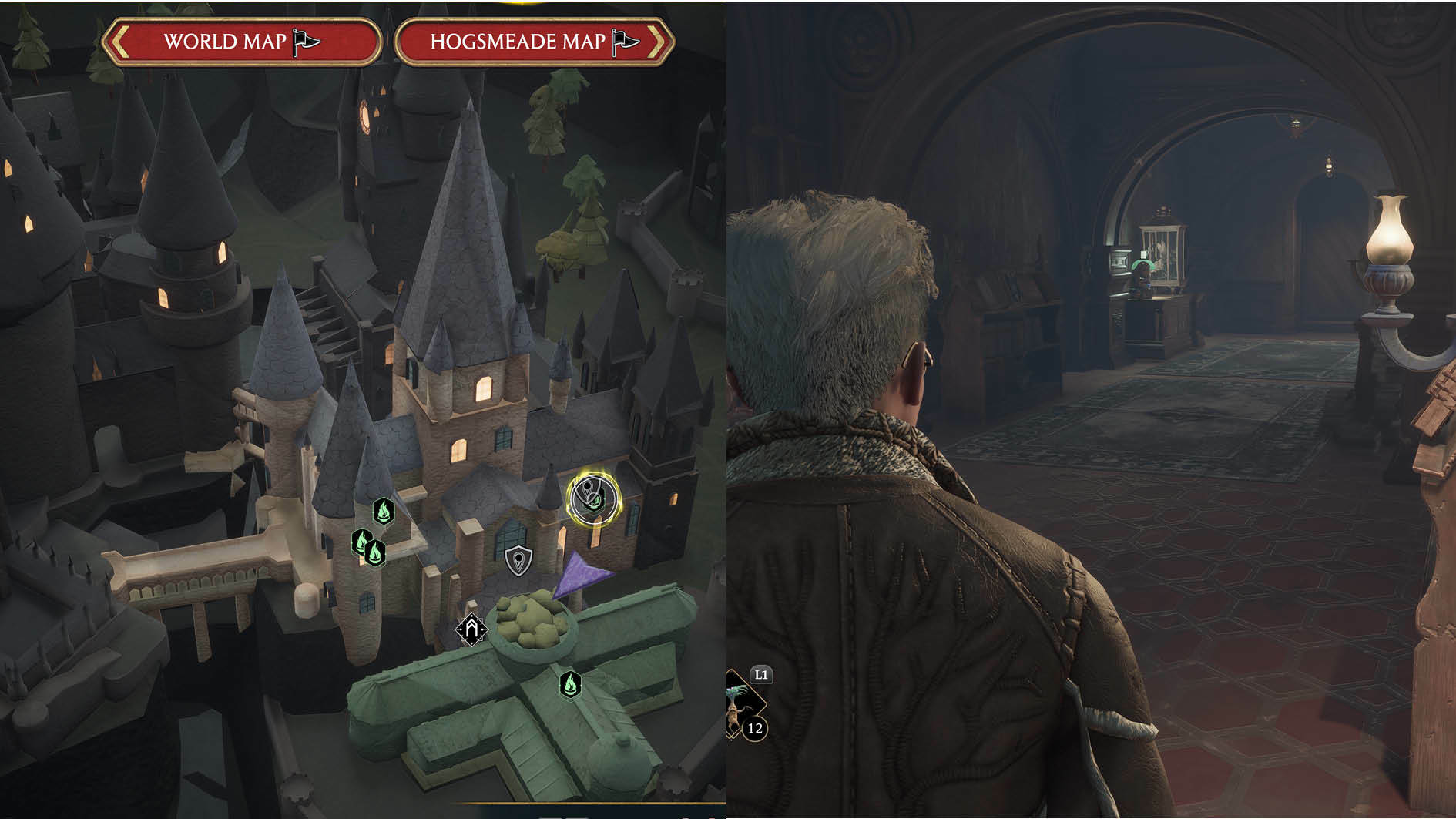 Hogwarts legacy Demiguise restricted section
