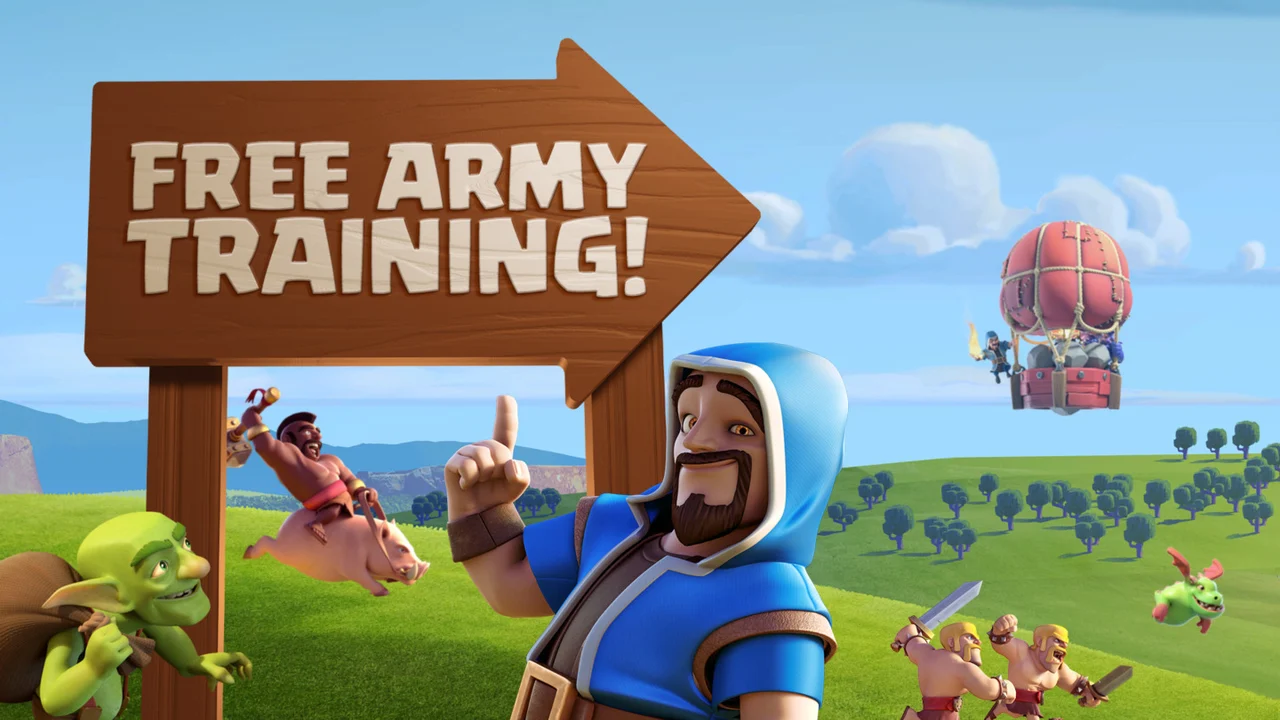 Clash of clans troop training