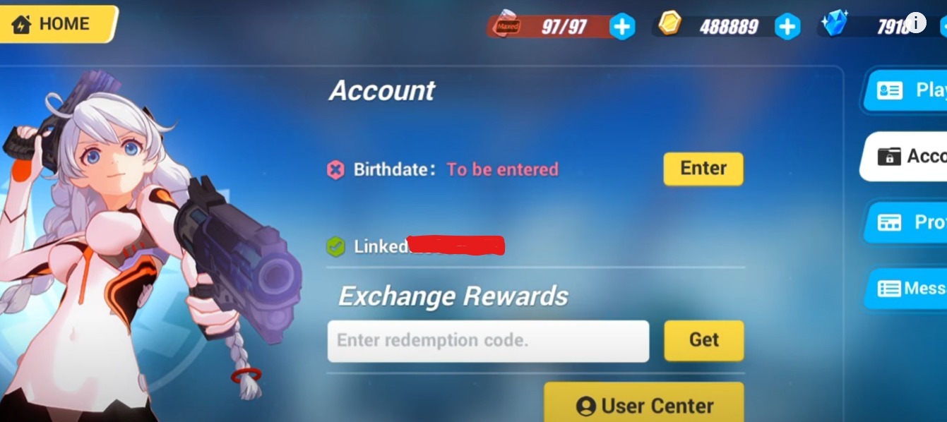 Honkai Impact How to Redeem Codes
