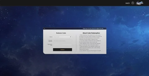 Honkai Star Rail Code Redeem website