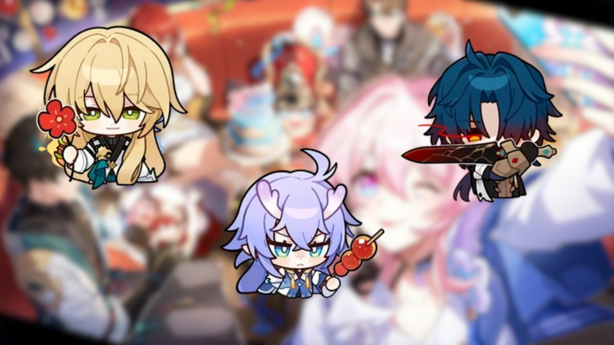 Honkai Star Rail emotes and stickers