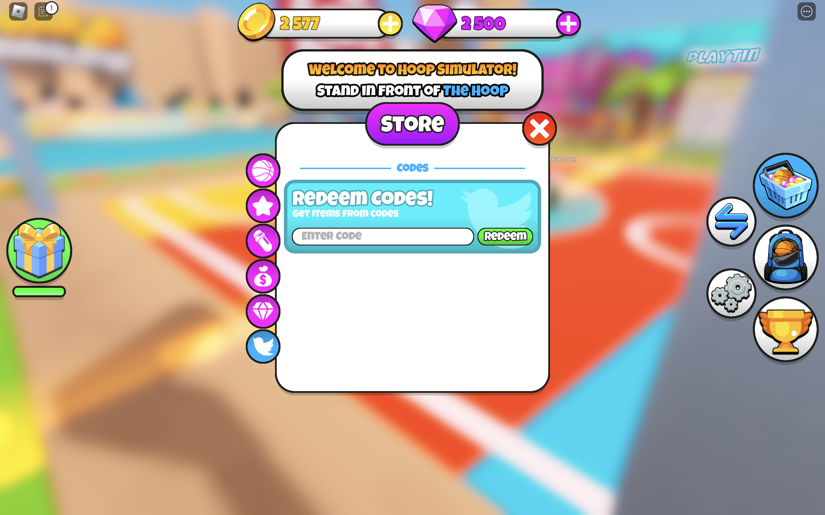 Hoop Simulator How To Redeem Codes