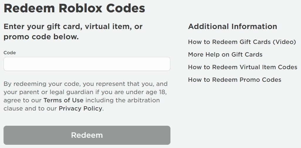 How to Redeem Roblox Codes