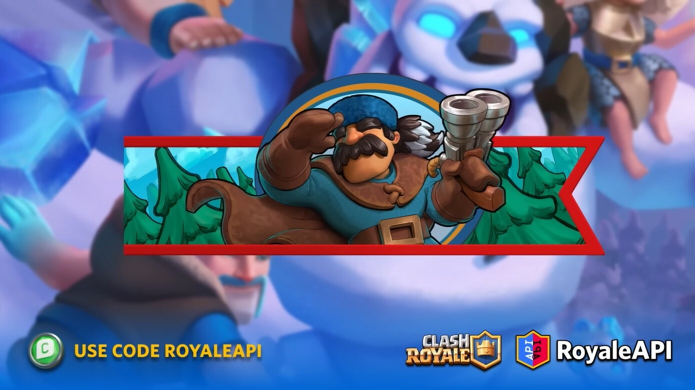 Clash Royale Frost Festival Season 43 Battle Banner Guide Supercell Hunter Badge Tree-Mendous