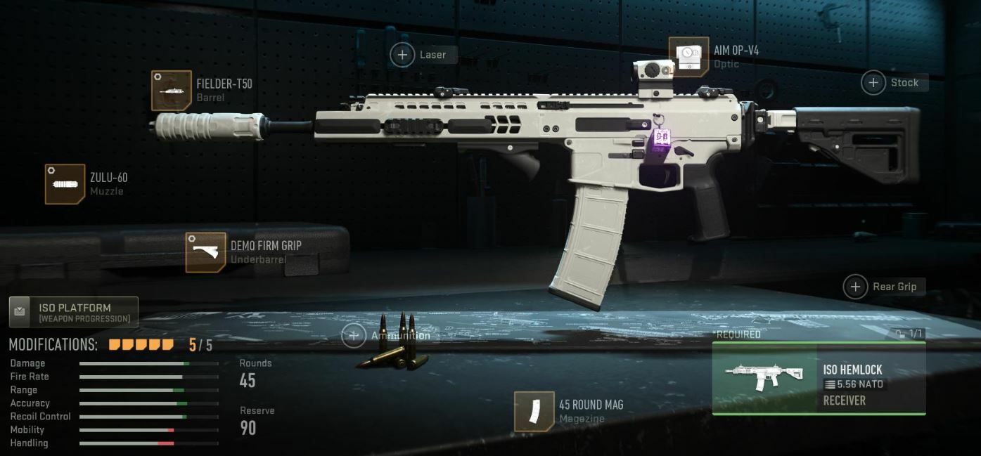 ISO Hemlock for Warzone Ranked