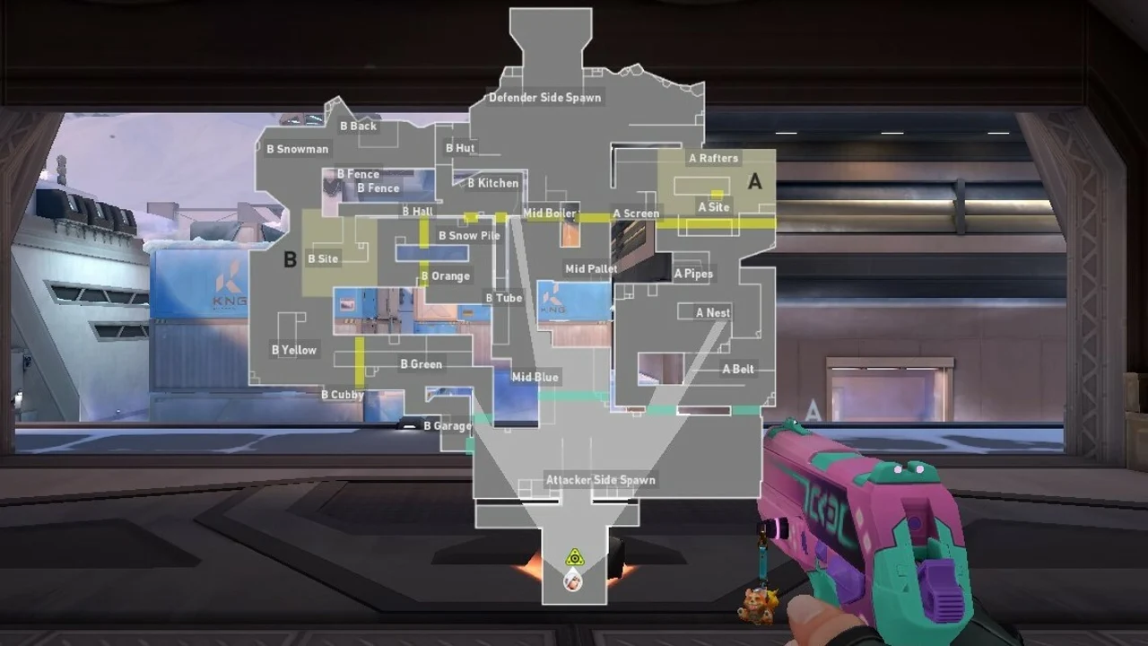 Valorant Icebox Callouts Map Guide