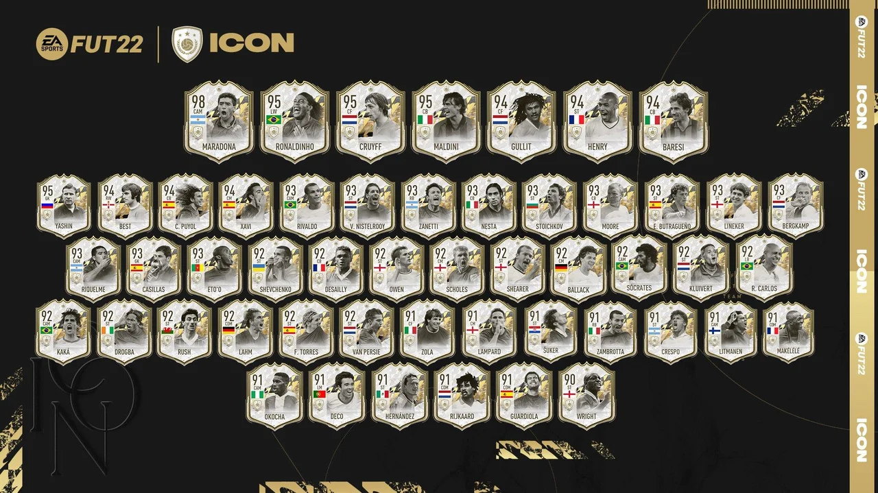 FIFA 22 Prime Icon Moments Team 2 Players Release