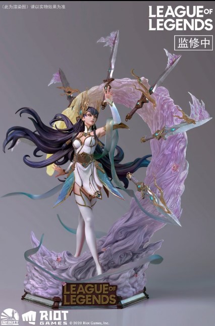 LoL Champion Irelia Divine Sword Statue