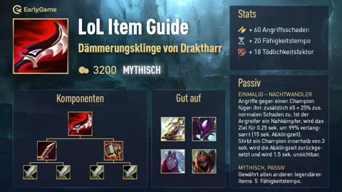 Itemguide Duskblade Of Draktharr