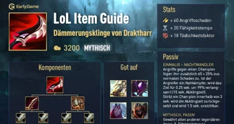 Itemguide Duskblade Of Draktharr