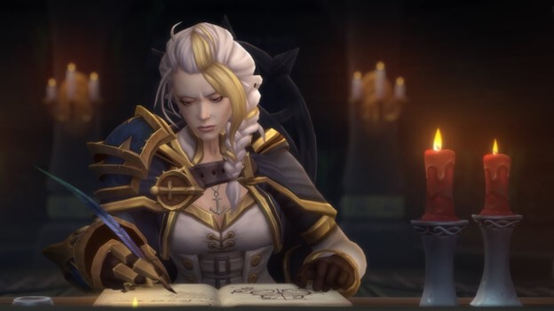 Warcraft heroes Jaina sailed to Kul Tiras to face her people