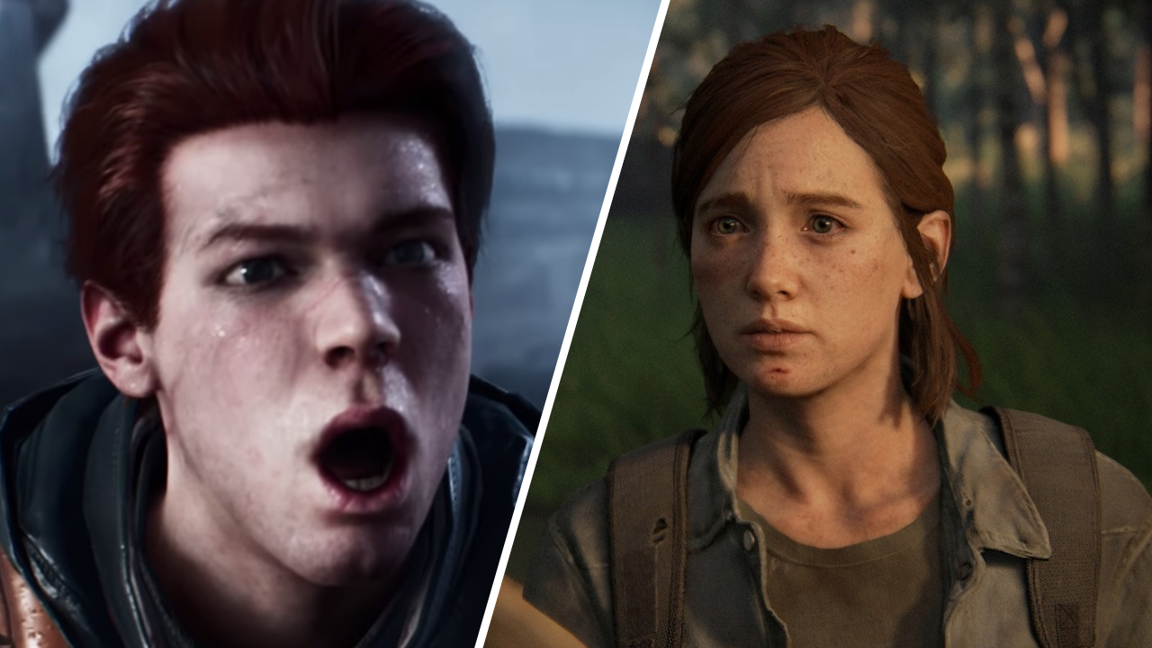 Cal from Jedi Survivor and Ellie from The Last of Us.