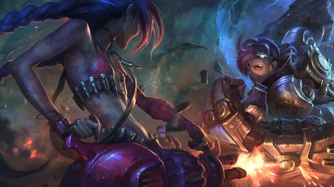 Jinx and Vi Lol