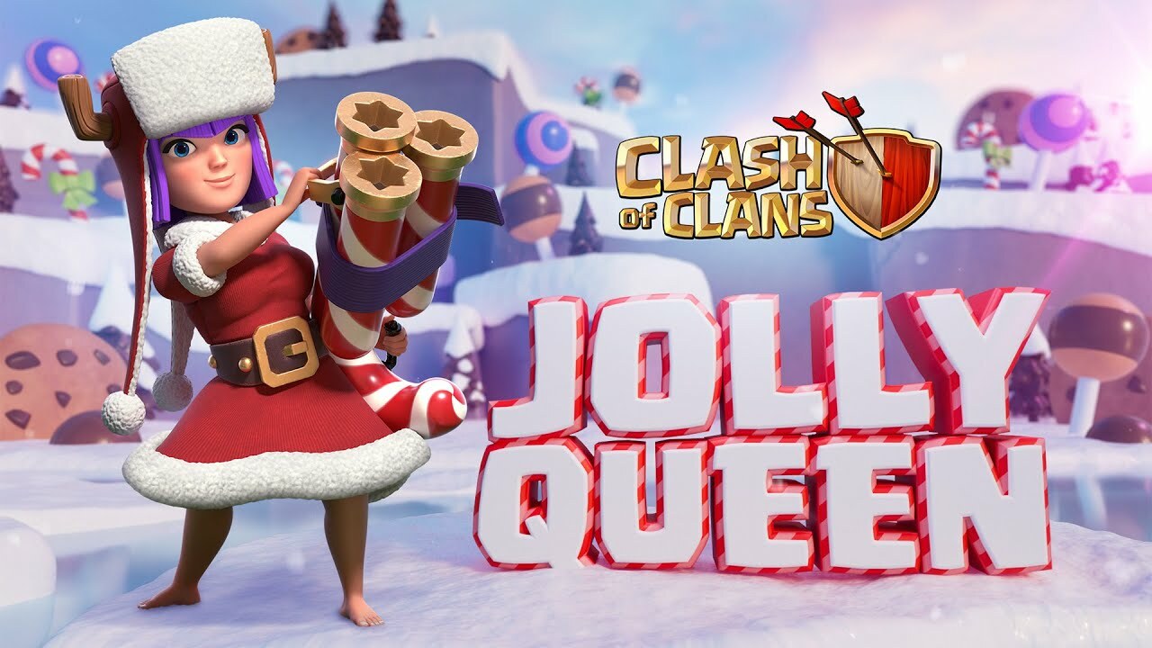 Clash of Clans December season challenges rewards Jolly queen Archer Queen Supercell