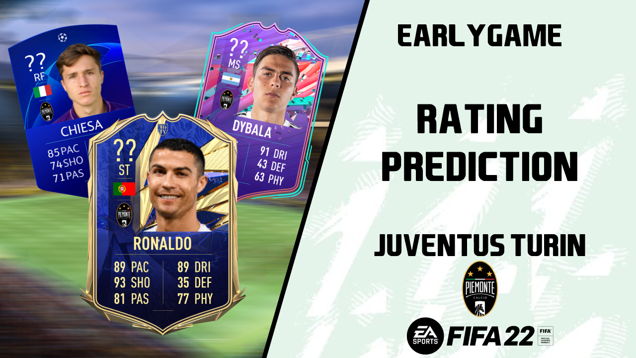 Juventus Turin FIFA 22 Rating Prediction