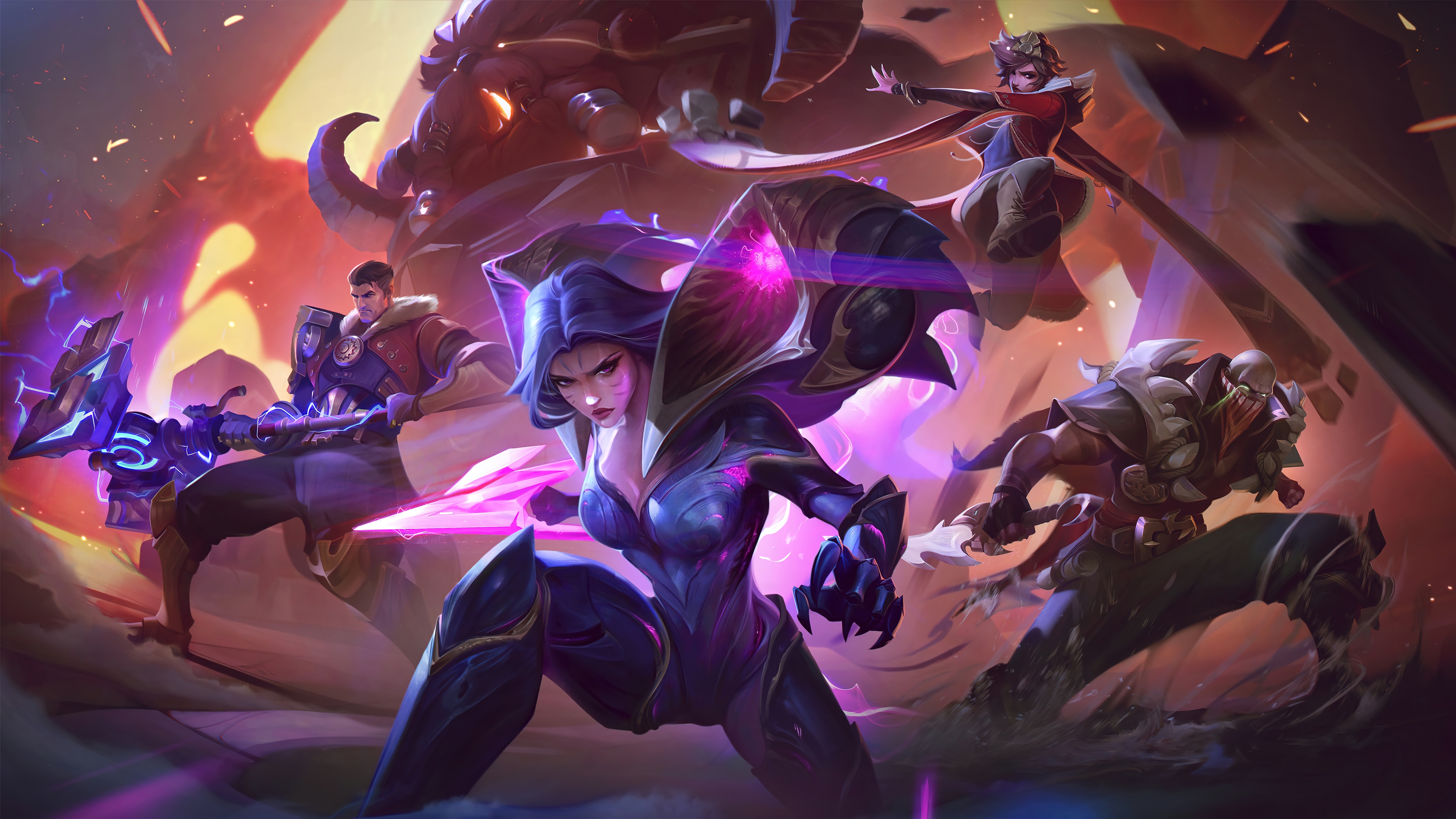 Kai Sa Jayce Taliyah and Pyke splash
