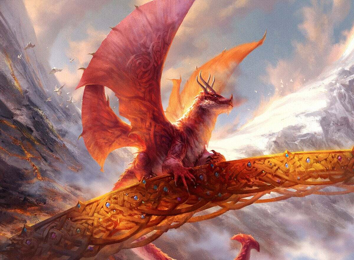 Kaldheim Goldspan dragon