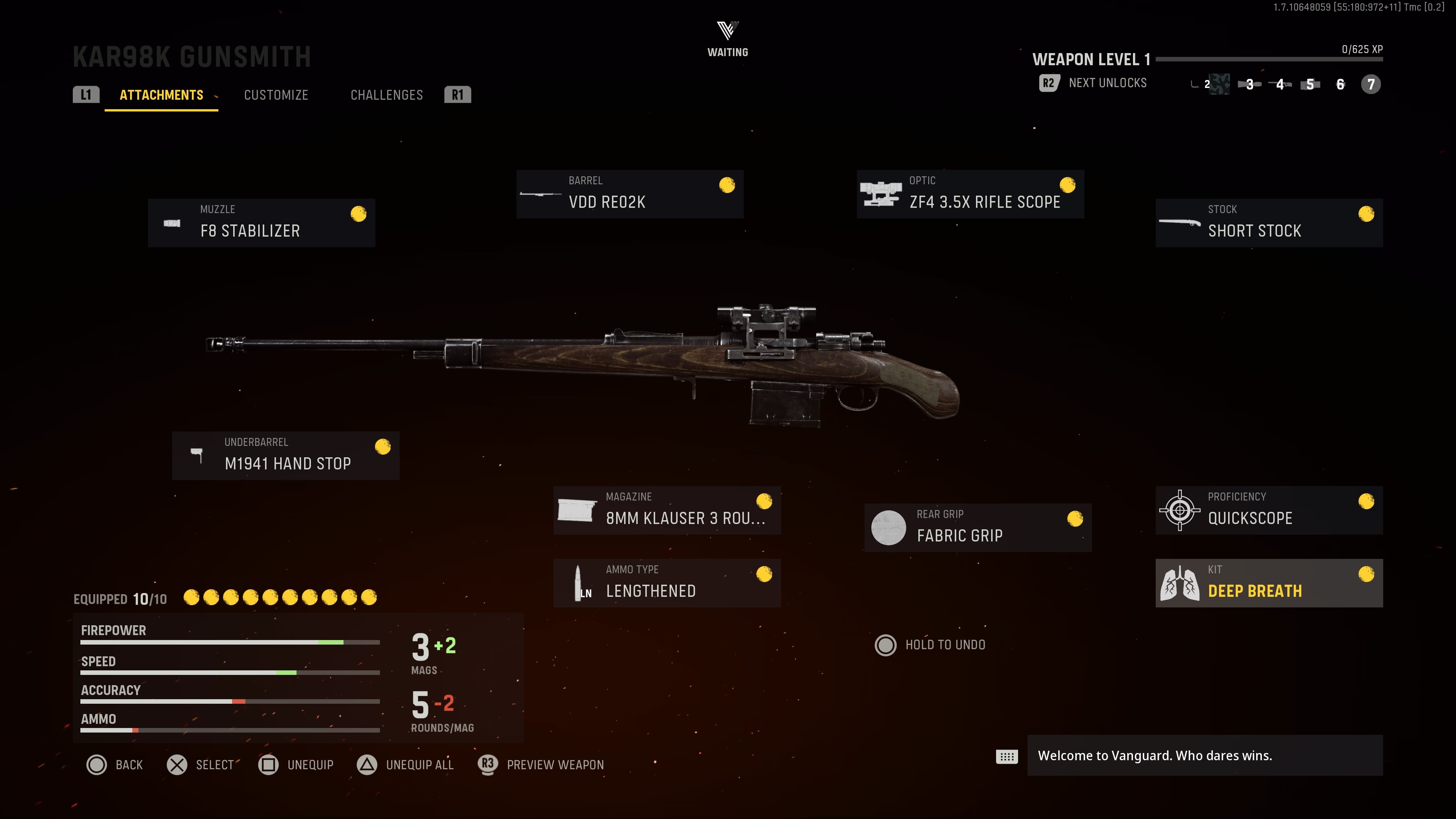 Kar98k Setup