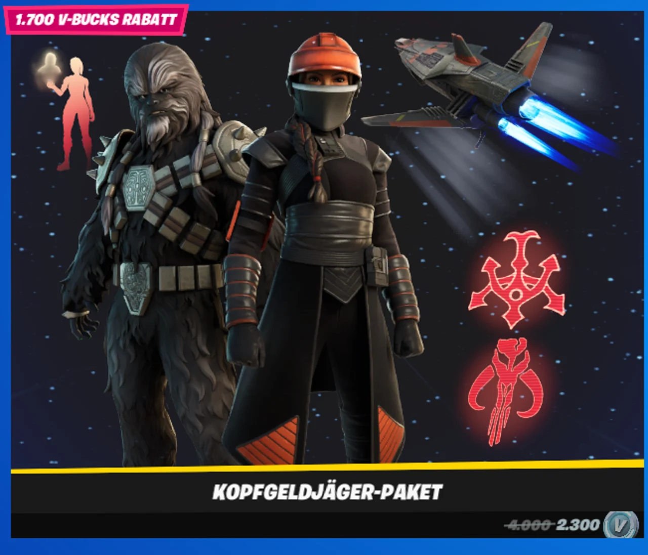 Kopfgeldjäger-Paket Fortnite