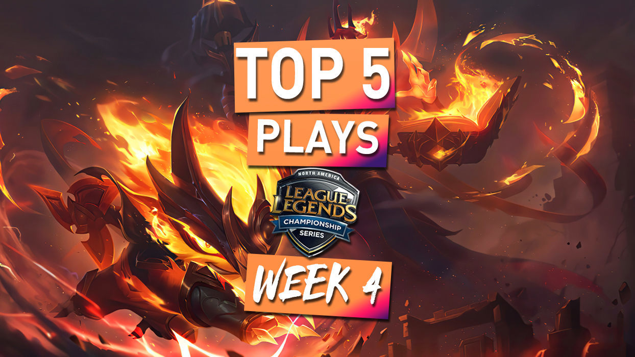 LCS TOP 5 PLAYS THUMBNAIL WEEK 4