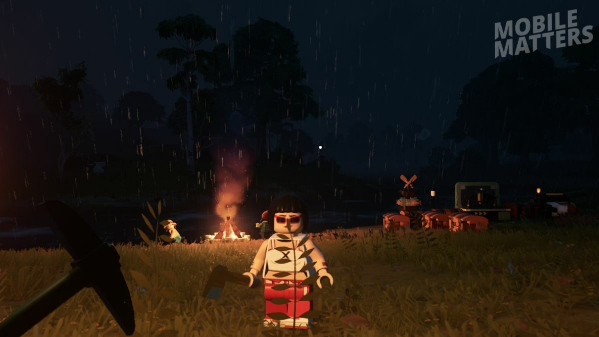 LEGO Fortnite Stopping Rain