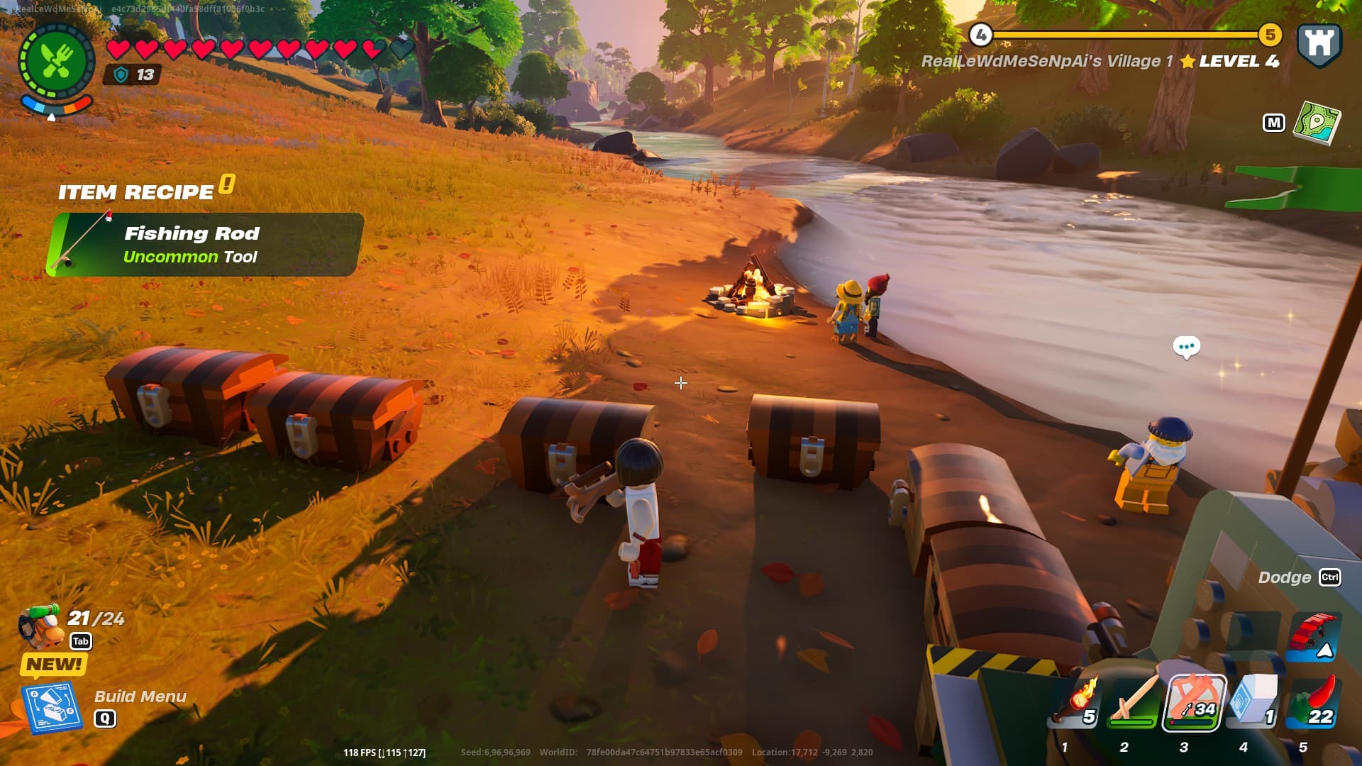 LEGO Fortnite Uncommon Fishing Rod