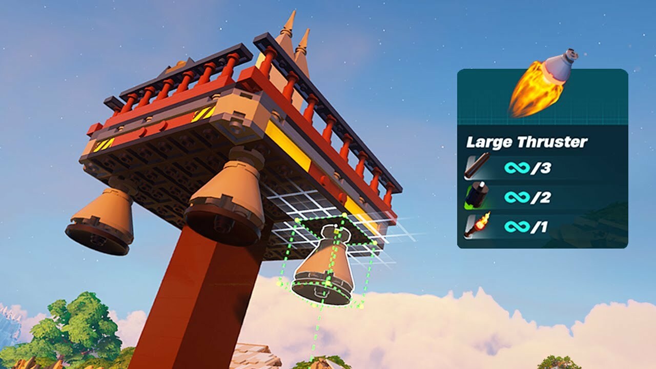 LEGO Fortnite thrusters