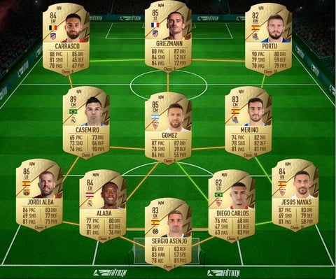 La Liga Ultimate Team Starter Team FIFA 22