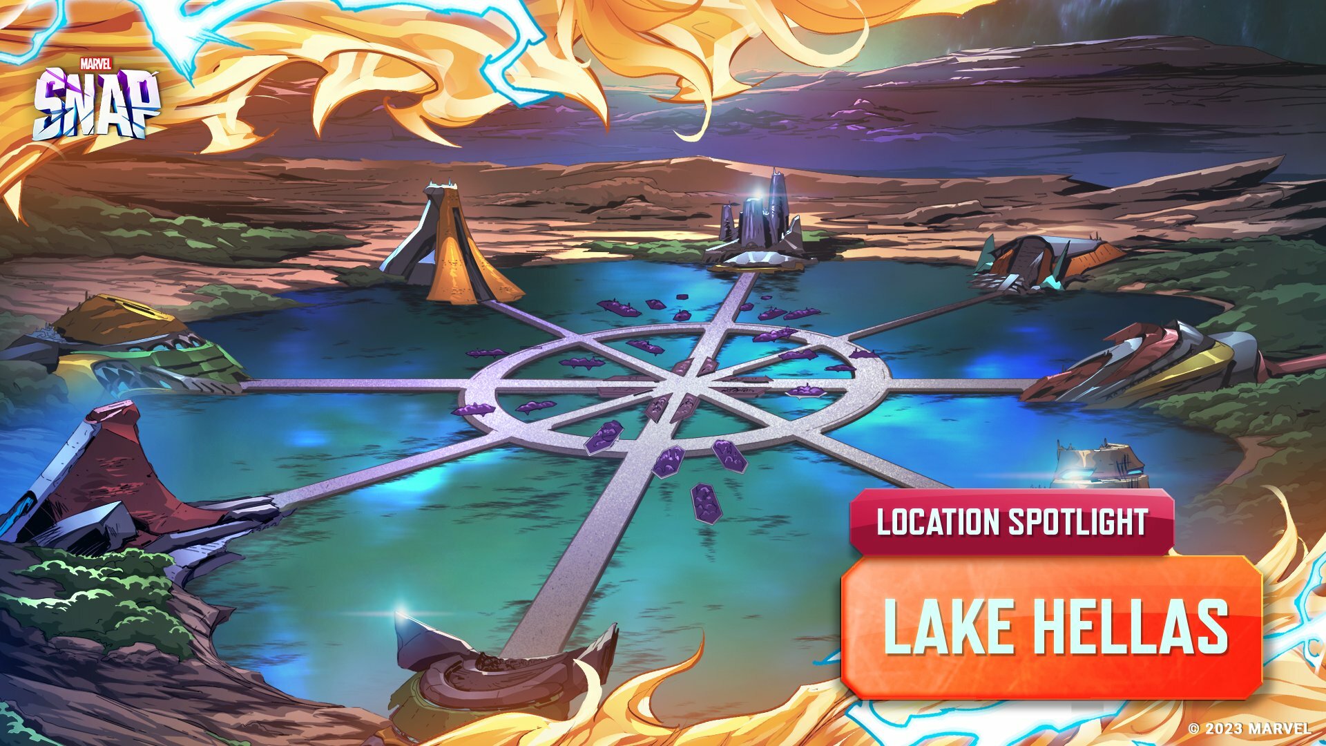 Marvel Snap Location Spotlight Lake Hellas Guide Marvel Second Dinner