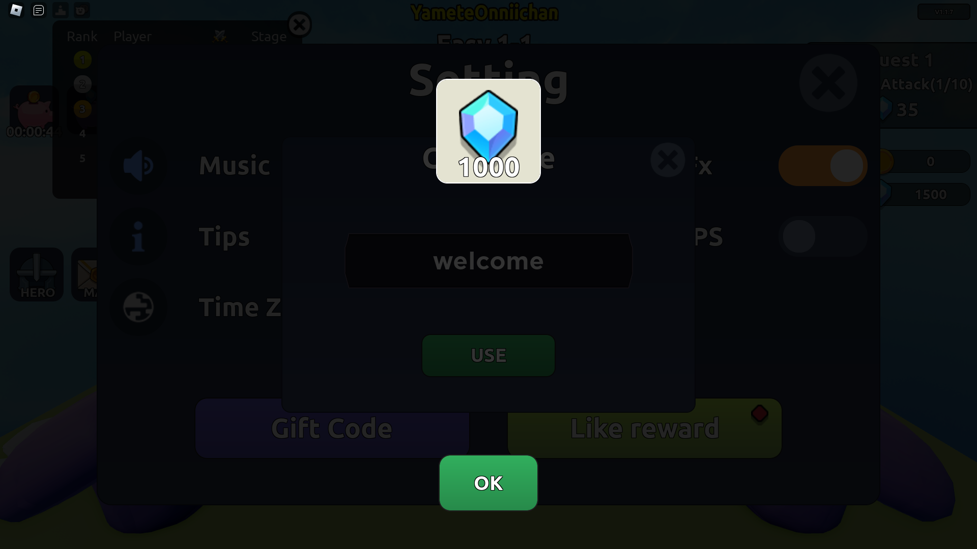 Legend of Heroes Simulator Codes