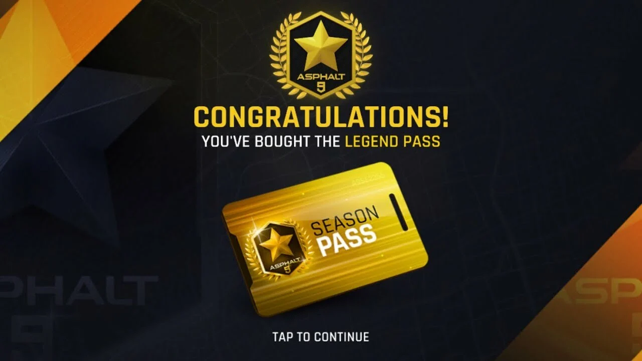 The Legend Pass is arguably the best pass you can get in Asphalt 9! Gameloft