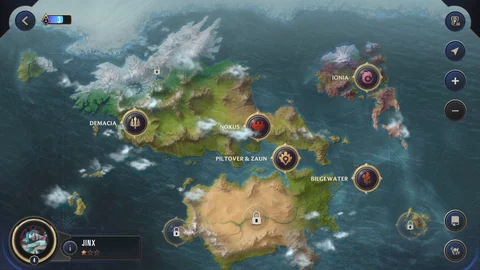 Legends Of Runeterra World Map