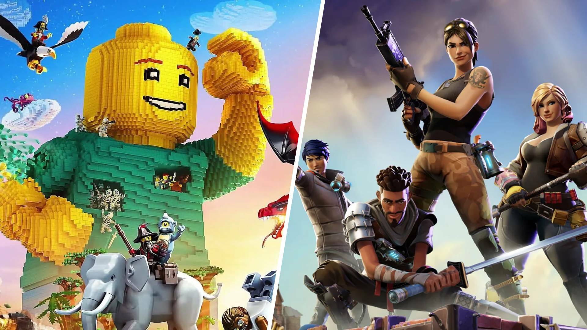 Lego Fortnite Collab Banner