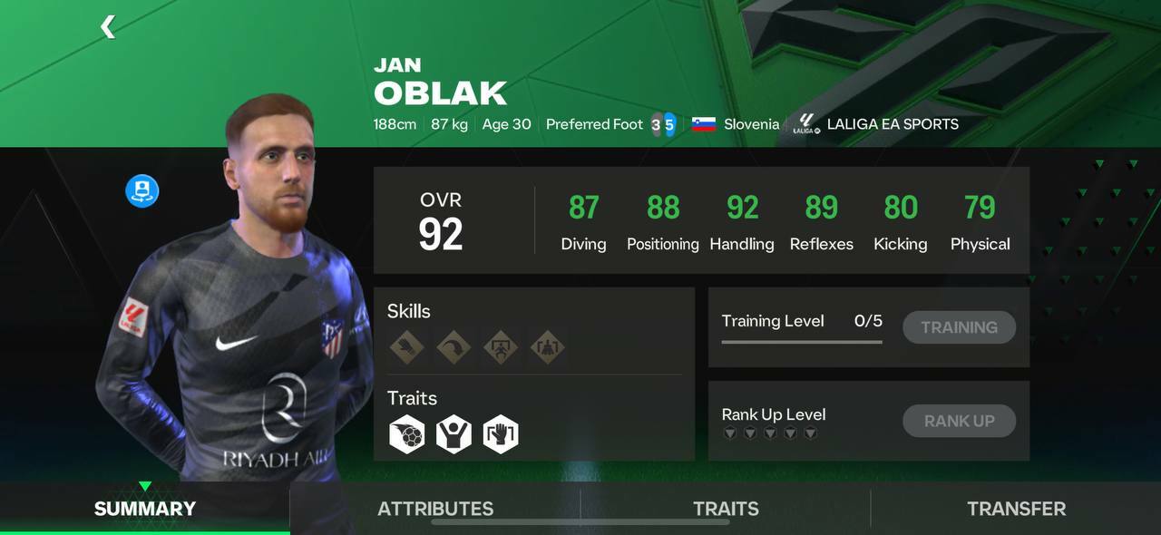 Jan Oblak FC Mobile