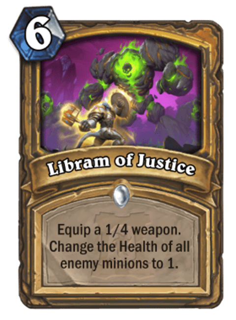 Libram of Justice Hearthstone