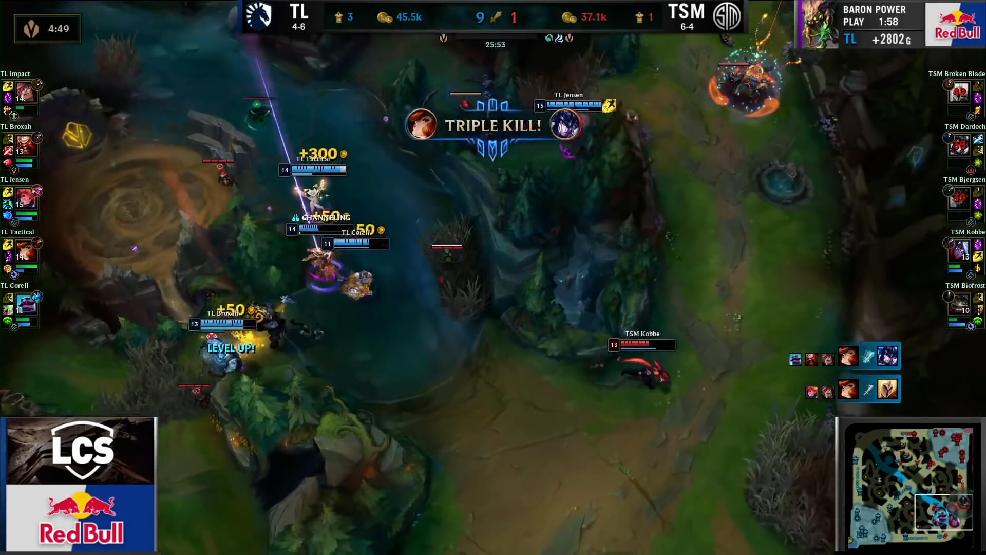 Lo L LCS Triple Kill