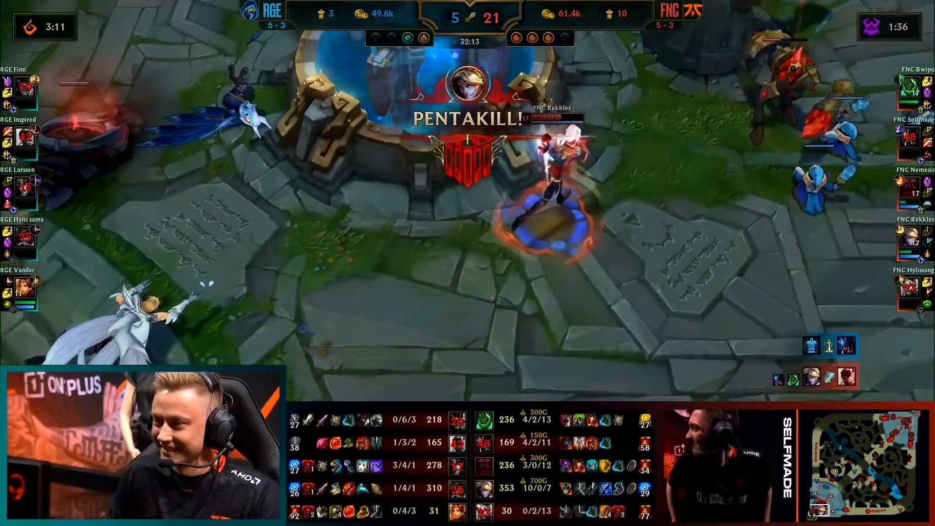 Lo L Rekkles Pentakill