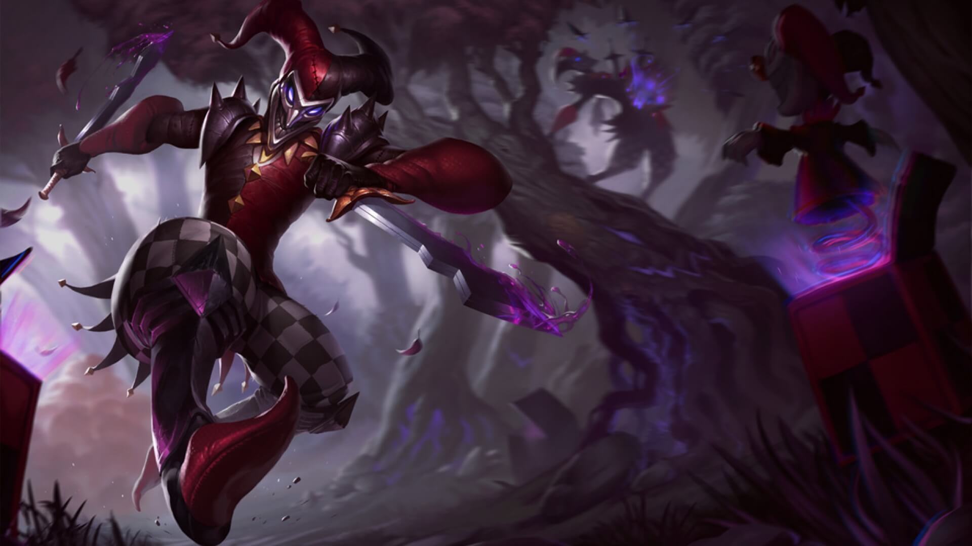 LoL Champion Shaco Splash Art