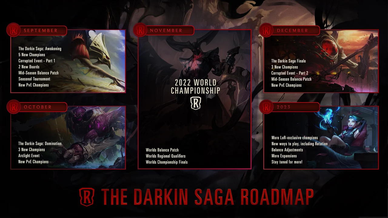 Legends of Runeterra Darkin Saga Roadmap Riot Games