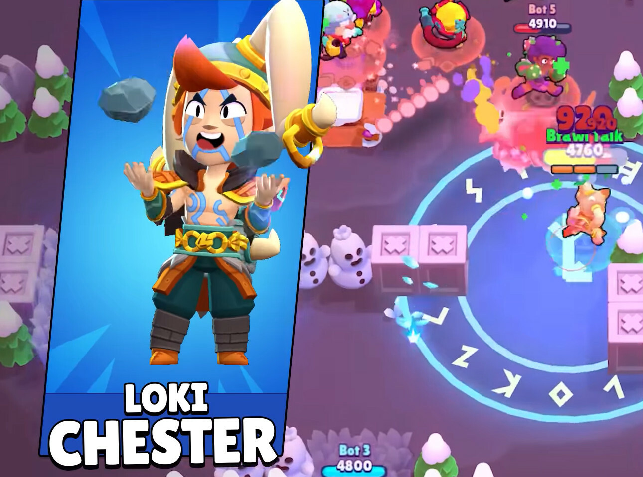 Brawl Stars Ragnarok Skins Supercell Loki Chester