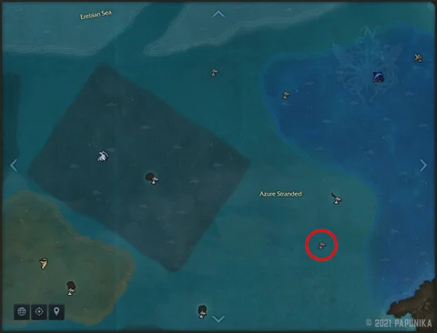 Lost Ark Monte Island Location Map